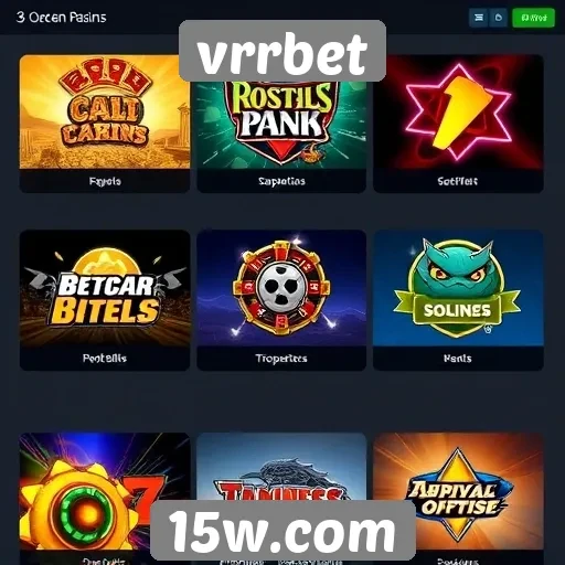 Principais jogos disponíveis no vrrbet