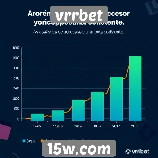 Estatísticas de acessos no Vrrbet em crescimento constante